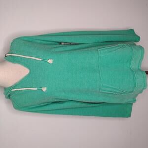 NWT Ocean Drive Women's Green Hoodie Size Small
